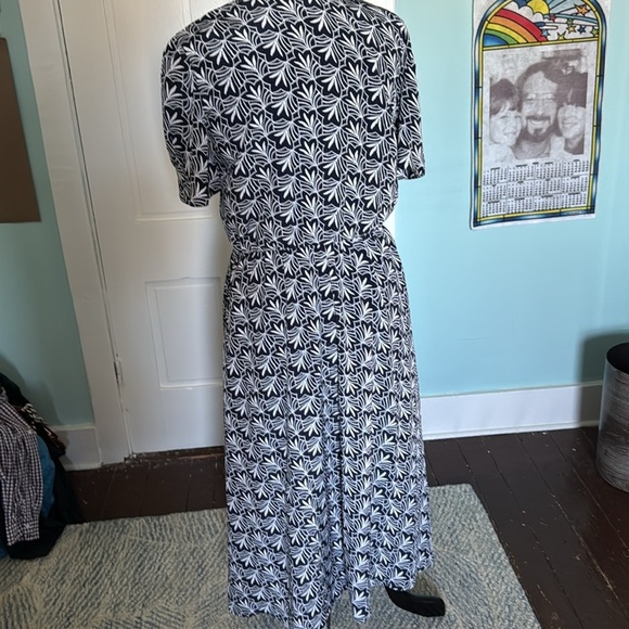 Liz Claiborne vintage 90s midi lightweight dress 10 - Picture 3 of 5